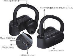 LUXA2 AD-HDP-PCLL-BK-00 Lavi L On-Ear Wireless Headphone, Black N17