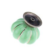 Get Orange 8 pcs Pumpkin Ceramic Door Knobs Drawer Pull Handle Cabinet Cupboard Wardrobe Pull Knobs Handle (green) N6