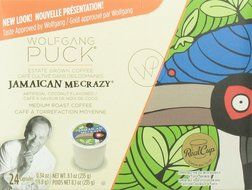 Wolfgang Puck Jamaican Me Crazy 24 Single Serve Cups (Pack of 4), Compatible with All Keurig K-Cup Brewers, including...