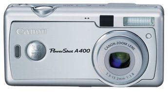 Canon PowerShot A400 3.2MP Digital Camera with 2.2x Optical Zoom (Blue) N3
