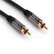 KabelDirekt (6 feet) 1 x RCA Male to 1 x RCA Male Subwoofer / Digital Audio / Video Cable - PRO Series N2