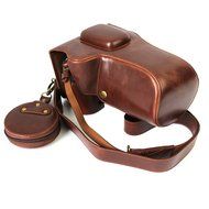 xhorizon TM FL1 Full Protection Bottom Opening Version Protective Leather Camera Case Bag with Tripod Design for... N26