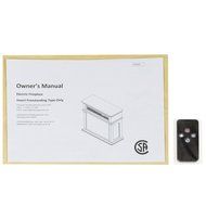 AKDY 29" Adjustable Setting Freestanding Tempered Glass Electric Fireplace Heater w/ Remote Control N7