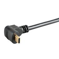 UCEC Down Angle Micro-HDMI to HDMI Cable - Male to Female - Supports Ethernet, 3D and Audio Return N4