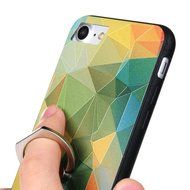 Badalink iPhone 7 Case (4.7") 360 Degree Rotating Ring Holder Kickstand Shockproof Soft TPU Rubber Bumper Frame... N16