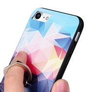 Badalink iPhone 7 Case (4.7") 360 Degree Rotating Ring Holder Kickstand Shockproof Soft TPU Rubber Bumper Frame... N18