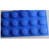 EVTECH(TM) Rose Style Silicone Gel Non Stick Cake Bread Mousse Biscuit Ice Pudding Mold Chocolate Jelly Candy...