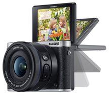Samsung NX3000 Wireless Smart 20.3MP Mirrorless Digital Camera with 16-50mm OIS Power Zoom Lens and Flash (Black) N87