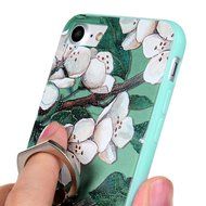 Badalink iPhone 7 Case (4.7") 360 Degree Rotating Ring Holder Kickstand Shockproof Soft TPU Rubber Bumper Frame... N28