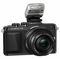 Olympus E-PL7 16MP Mirrorless Digital Camera with 3-Inch LCD with 14-42mm IIR Lens (Black) N23