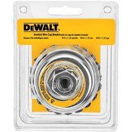 DEWALT DW4916 4 Knotted Cup Brush/Carbon Steel 5/8-11 Arbor .020 by DEWALT