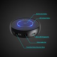 Havit HV-BT018 Bluetooth 4.1 Transmitter Receiver, Mini Wireless Portable Bluetooth Adapter to 3.5mm Audio Devices... N4