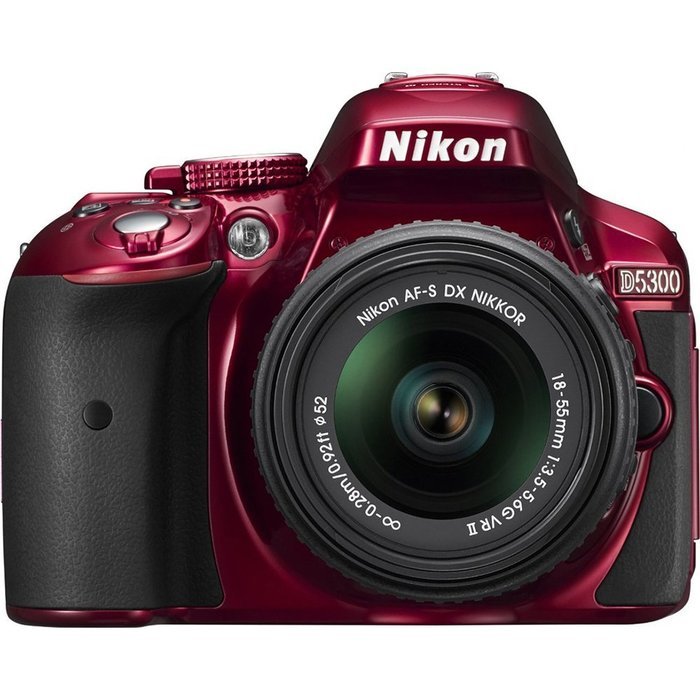 Nikon D5300 DX-format Digital SLR Kit w/ 18-55mm VR II and 55-300mm VR Lens Kit (Black) N17