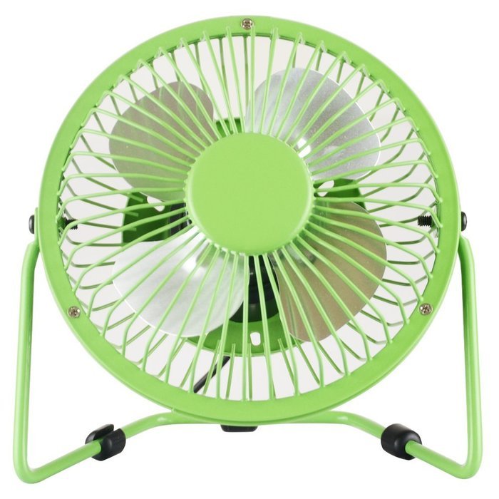 HOTGEE(TM) USB Mini Desk Cooler Fan Quietness Metal Computer Laptop PC Plug Charger Fans with Nail Dust Collector... N34