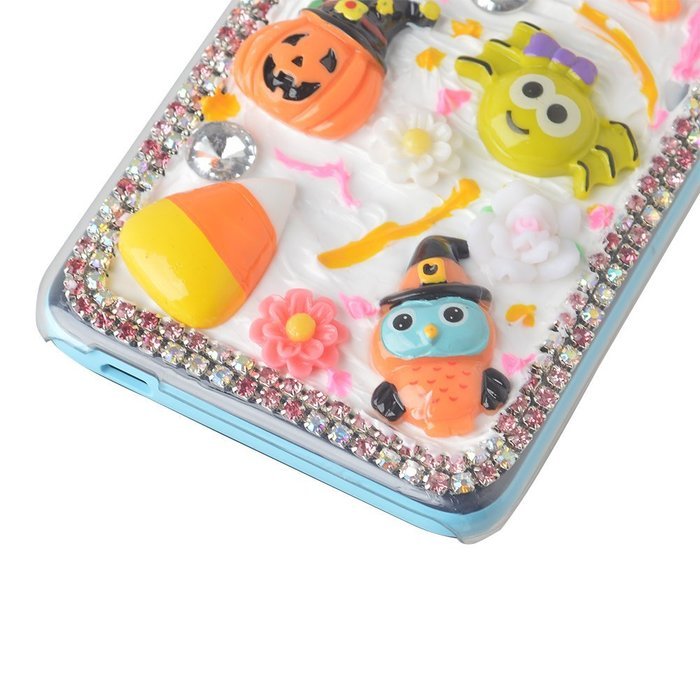Spritech(TM) 3D Handmade Crystal Phone Case for Alcatel OneTouch IDOL 3 (5.5inch),Helloween Style Monster Pumpkin... N5