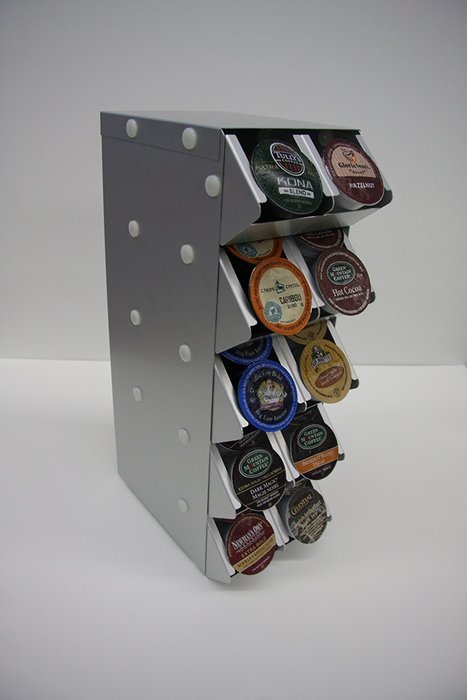 Two Bad Cats G35H6W0C Storage Display Rack for Keurig Single serve cup, Holds 114 Single serve cup N2