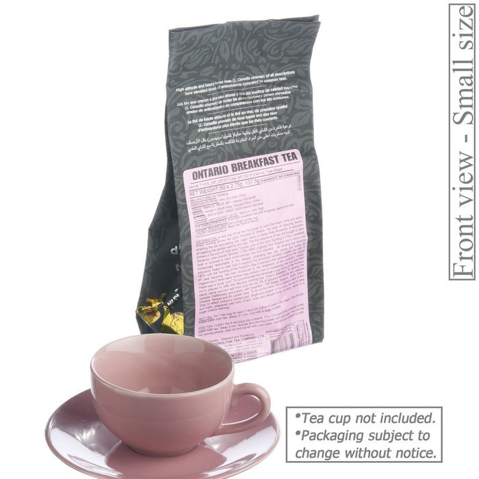 Metropolitan Tea 50 Count Pyramid Shaped Teabags, Ontario Breakfast Tea