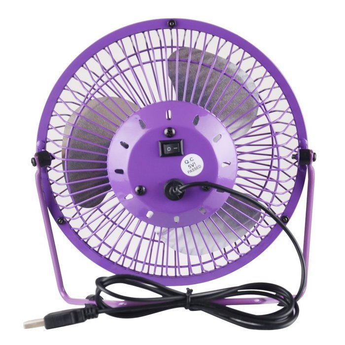 HOTGEE(TM) USB Mini Desk Cooler Fan Quietness Metal Computer Laptop PC Plug Charger Fans with Nail Dust Collector... N40