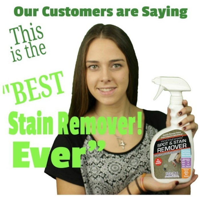 Carpet & Upholstery Cleaning Solution Spot & Stain Remover Spray 32 Oz