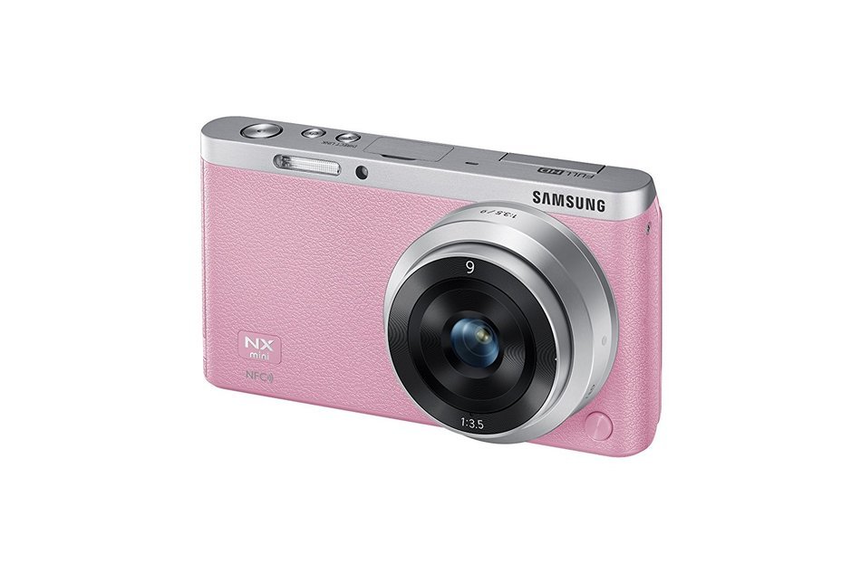 Samsung NX Mini 20.5MP CMOS Smart WiFi & NFC Mirrorless Digital Camera with 9-27mm Lens and 3" Flip Up LCD Touch... N51