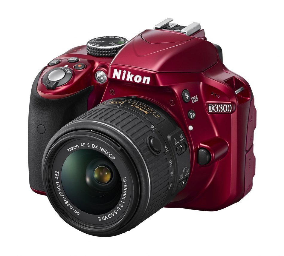Nikon D3300 24.2 MP CMOS Digital SLR with AF-S DX NIKKOR 18-55mm f/3.5-5.6G VR II Zoom Lens (Grey) N7