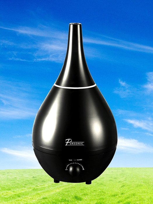 Pursonic Contemporary Cool Mist Ultrasonic Humidifier, White N4