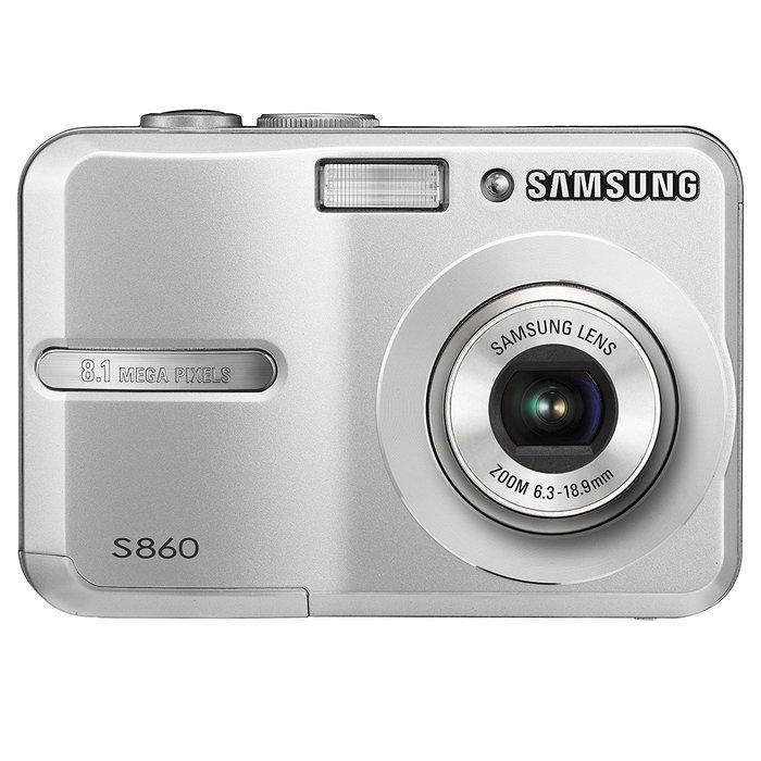 Samsung S860 8.1MP Digital Camera with 3x Optical Zoom (Pink) N12