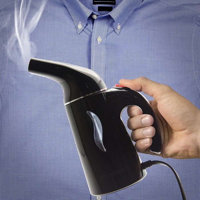 PureSteam Portable Fabric Steamer - Fast-Heating, Handheld Design Perfect for Home and Travel N3