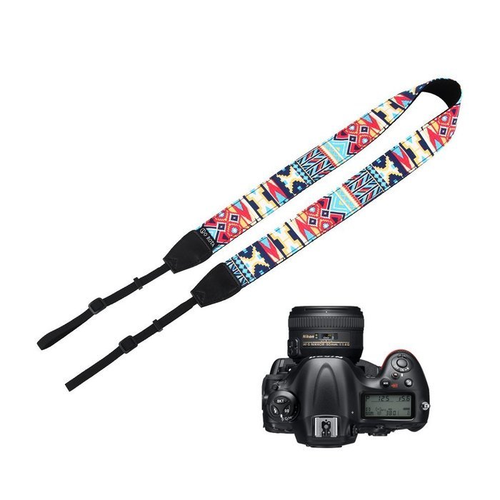 Orota Red Strip Pattern Camera Neck Shoulder Strap for DSLR, SLR and Digital Camera, OLC-20 N16