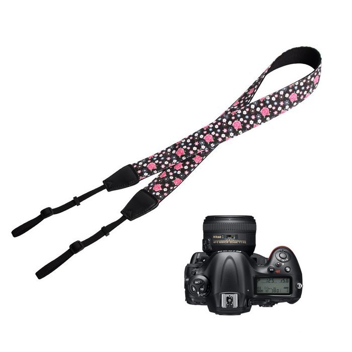 Orota Red Strip Pattern Camera Neck Shoulder Strap for DSLR, SLR and Digital Camera, OLC-20 N19
