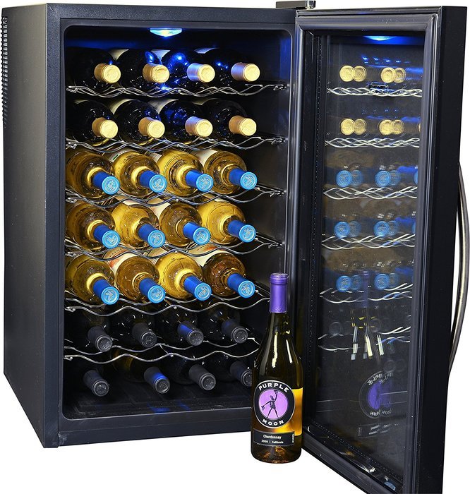 NewAir AW-281E 28 Bottle Thermoelectric Wine Cooler N9
