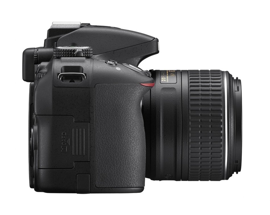 Nikon D5300 DX-format Digital SLR Kit w/ 18-55mm VR II and 55-300mm VR Lens Kit (Black) N27