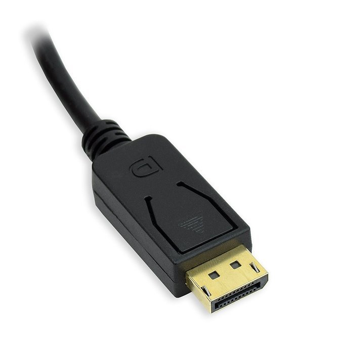 BuyCheapCables&reg; 6 Feet DisplayPort to HDMI Cable - Gold Plated Video Adapter Converter Male to Male in Black N8