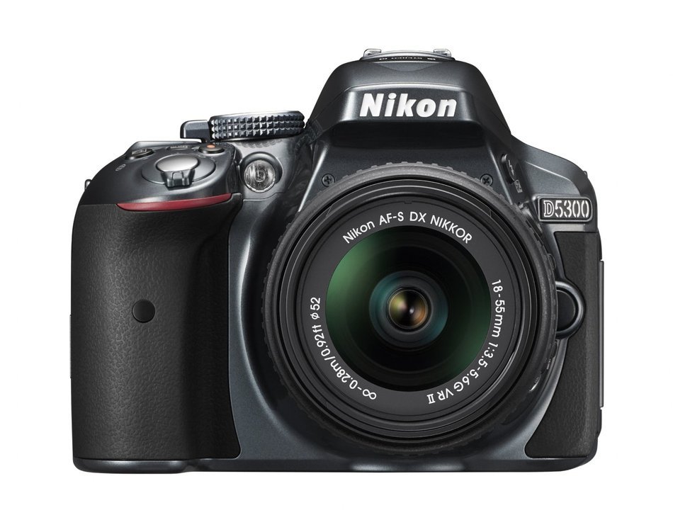 Nikon D5300 DX-format Digital SLR Kit w/ 18-55mm VR II and 55-300mm VR Lens Kit (Black) N28