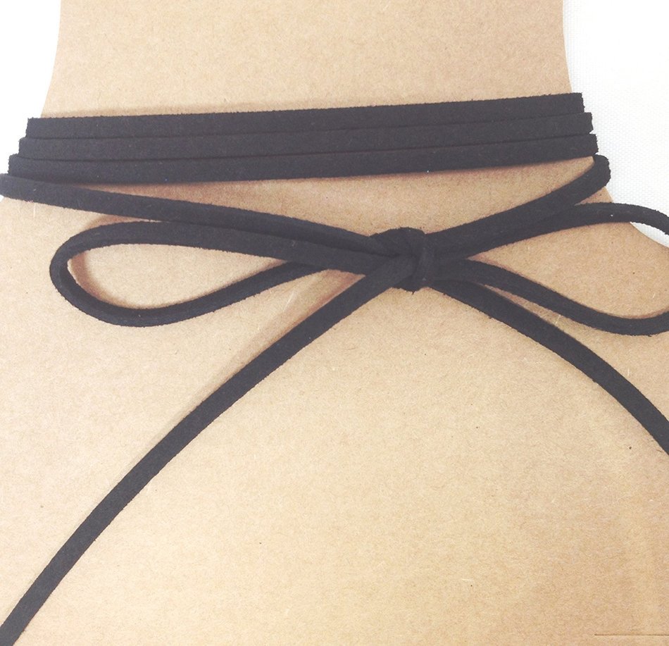 Long Lariat Y Chain Necklace Multilayer Diamonds Pendant : SP6 (Black) N4