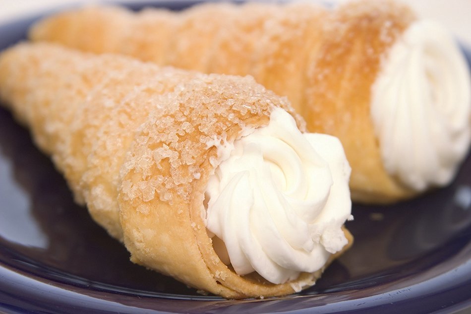 Mrs. Anderson's Baking Cream Horn Pastry Roll Molds, Stainless Steel, Set of 4, Measures 4.375-Inches Tall