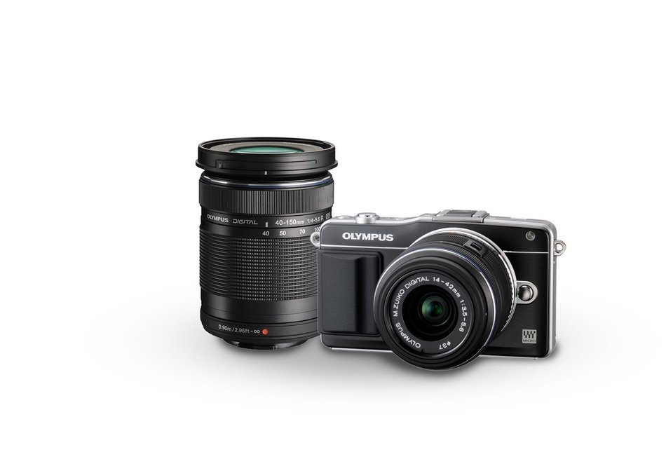Olympus E-PM2 Mirrorless Digital Camera with 14-42mm Lens (Silver) (Old Model)