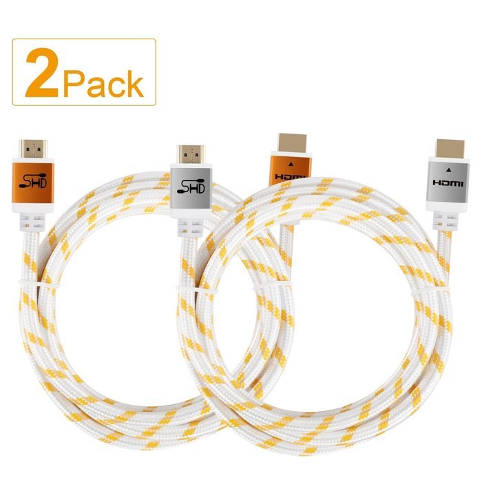 Super HD 4kx2k Ultra 2.0V HDMI Cable Support 3D, Ethernet, 1080P and Audio Return Channel(ARC), 50 Feet - Golden N21