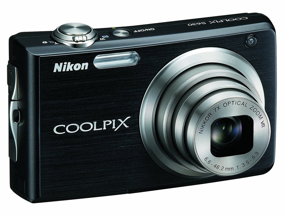 Nikon Coolpix S630 12MP Digital Camera with 7x Optical Vibration Reduction (VR) Zoom and 2.7 inch LCD (Midnight... N10