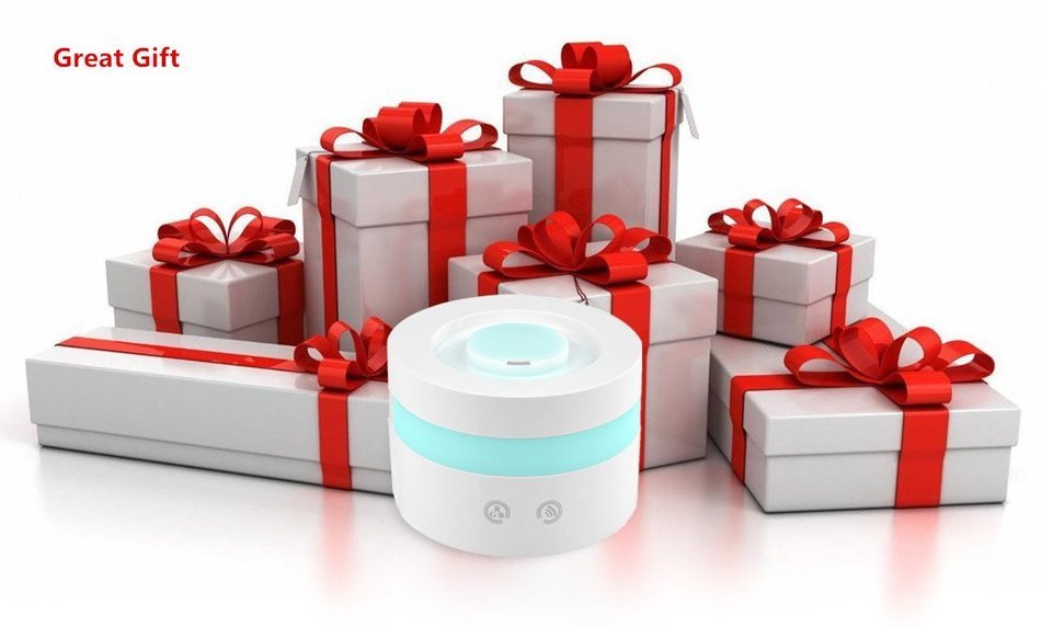 Erin Aromatherapy Essential Oils 100ml Diffuser Ultrasonic Cool Mist Humidifier ,7 Color Changing Light for Home... N3