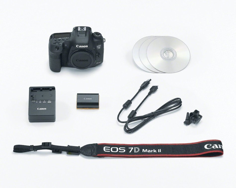 Canon EOS 7D Mark II Digital SLR Camera Body Wi-Fi Adapter Kit N6