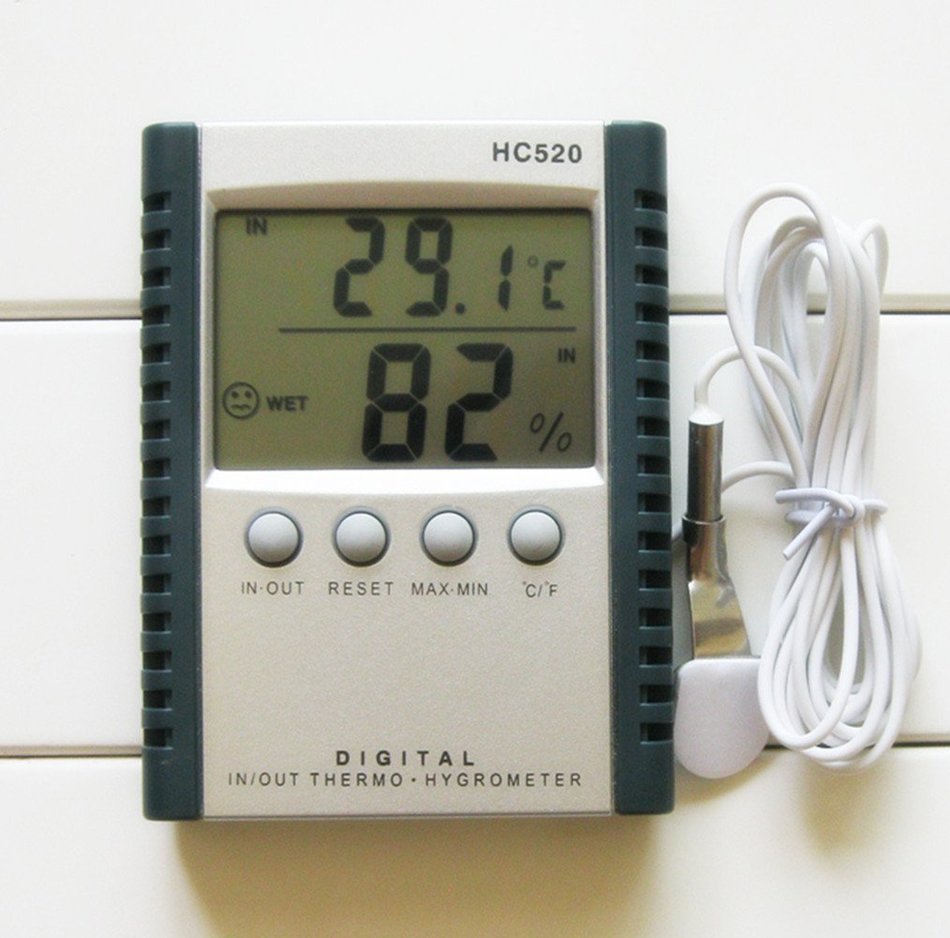 Acmee&reg; Indoor Humidity Monitor Thermometer Sensor Thermostat Home Office Digital Indoor Hygrometer with Memory... N4