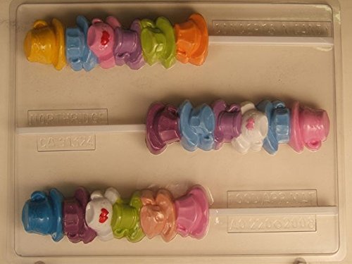 Tacked Teacups & Saucers Lollipop AO220 All Occasion Chocolate Candy Mold