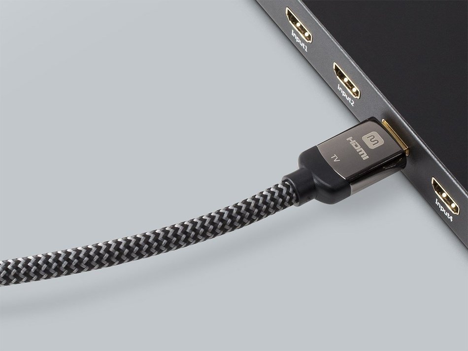 Monoprice 60 ft Luxe Series CL3 Active High Speed Premium HDMI Cable N6