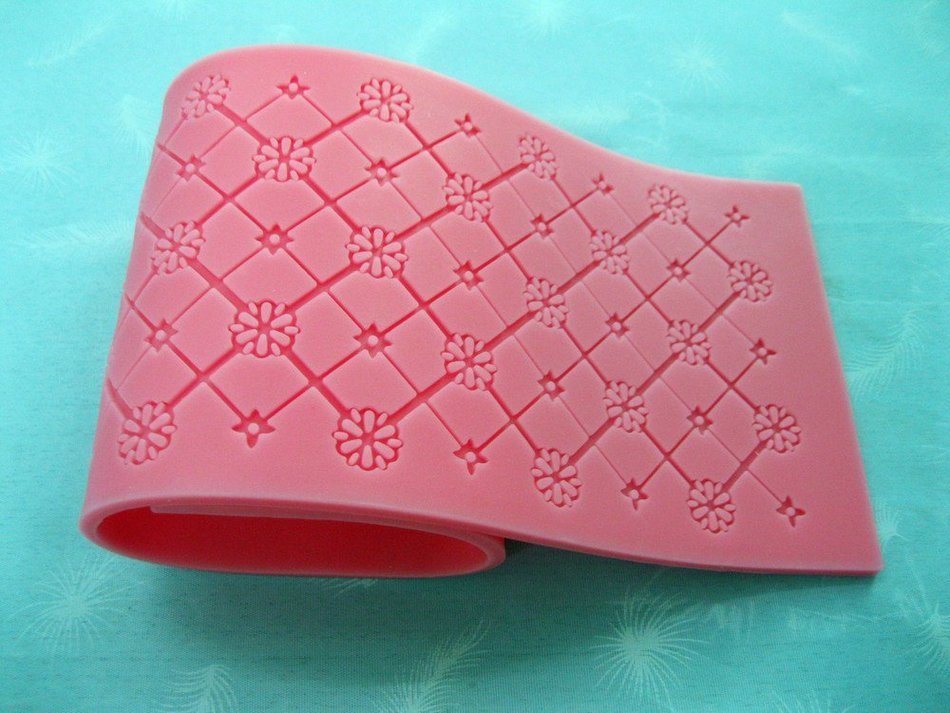 Anyana Fondant Silicone Mould Damask Muffin Cake Decorating Tool Flower Baking Mat Cook Gum Pastry Tool Kitchen... N2