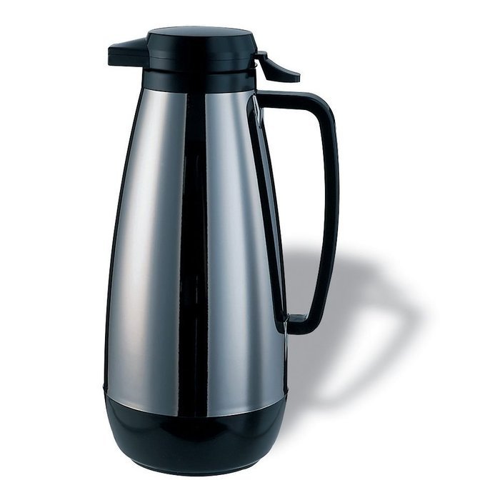 Service Ideas ML501CH/BL Metallic Luster Server, 0.6 L, Chrome/Black