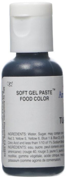 Americolor Soft Gel Paste Food Color, Turquoise N2