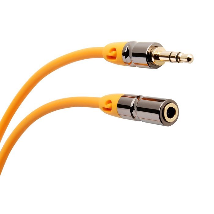 PlugLug - 4FT 3.5mm Male to Female Premium Auxiliary Audio Cable for Headphones, iPods, iPhones, iPads, Home /... N96
