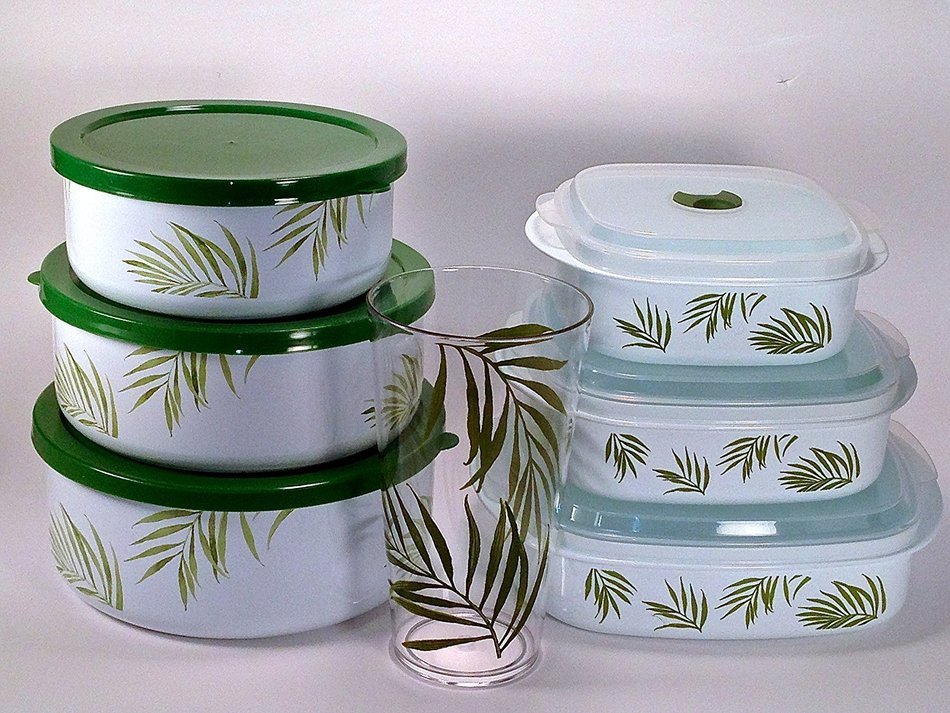 Corelle Bowls- Corelle - Bamboo Leaf - Mixing Bowls - Kitchen Storage - Drinking Glasses - Corelle - Mixing Bowls...