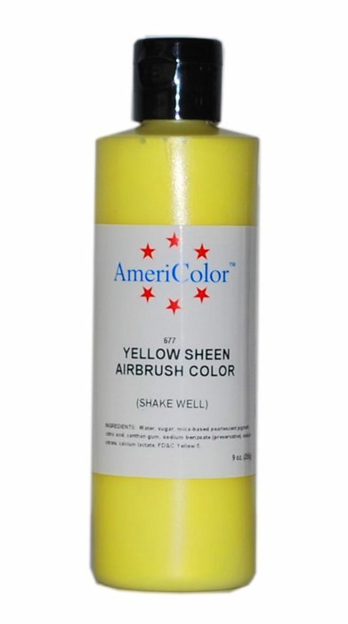 AmeriColor Amerimist Airbrush Color 9 Ounce, Silver Metallic Sheen N4
